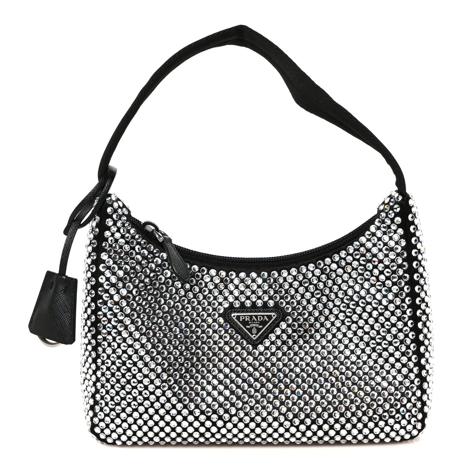 Prada Satin Crystal Mini Re-Edition 2000 Bag Cristal 1 of 10