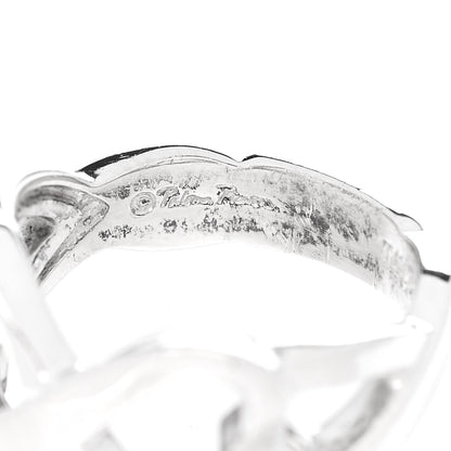 Tiffany Sterling Silver Paloma Picasso Double Loving Heart Ring 49 5 5 of 5