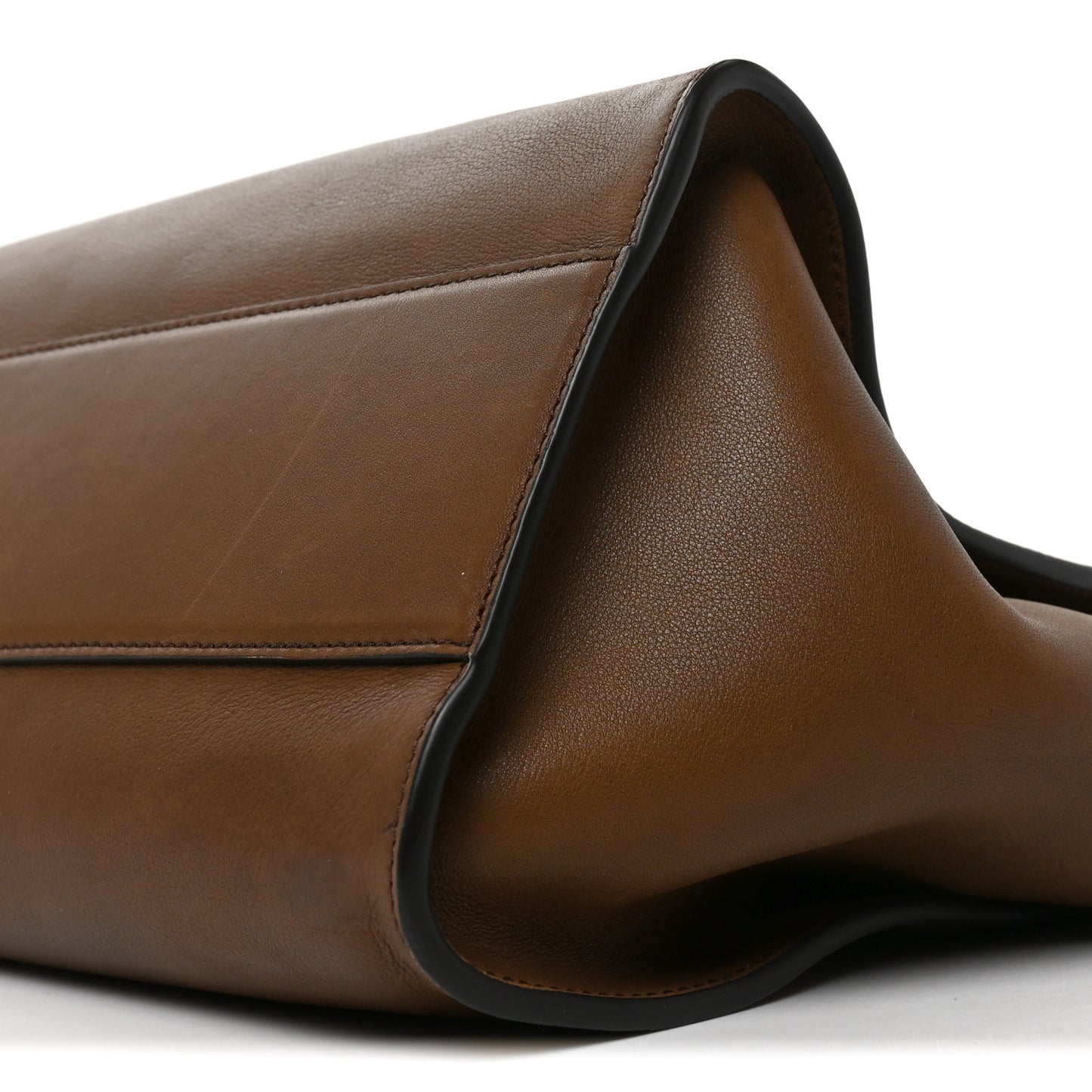 Polished Saddle Calfskin Marlo 14 Muschio