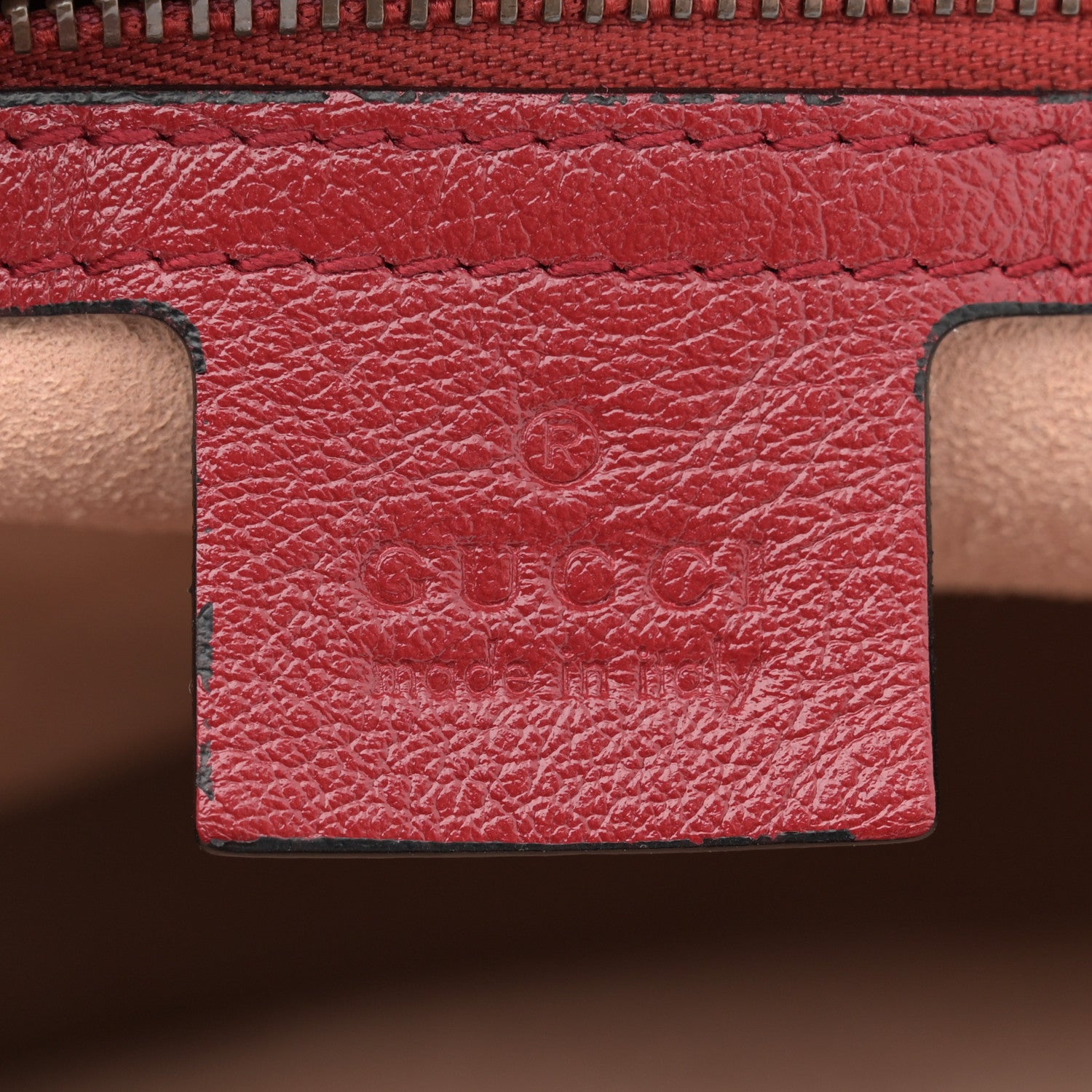 Gucci Vintage Effect Calfskin Matelasse Diagonal Small Torchon GG Marmont Top Handle Shoulder Bag Black Romantic Cherry 6 of 14