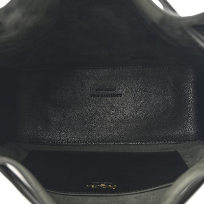 Saint Laurent Calfskin Large Bucket Bag New Vert Fonce 5 of 10