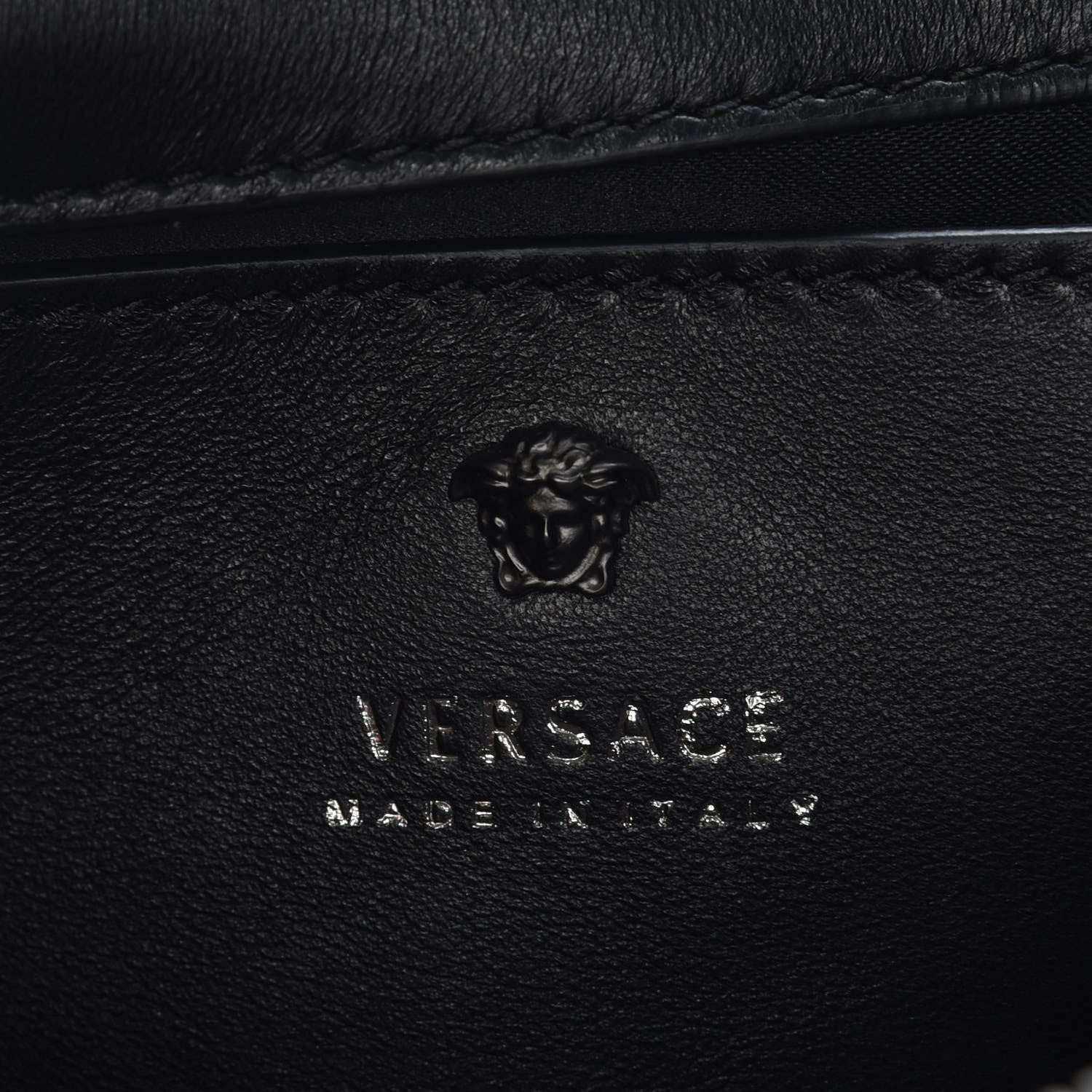 Versace Nappa Palazzo Sultan Shoulder Bag Black 6 of 7