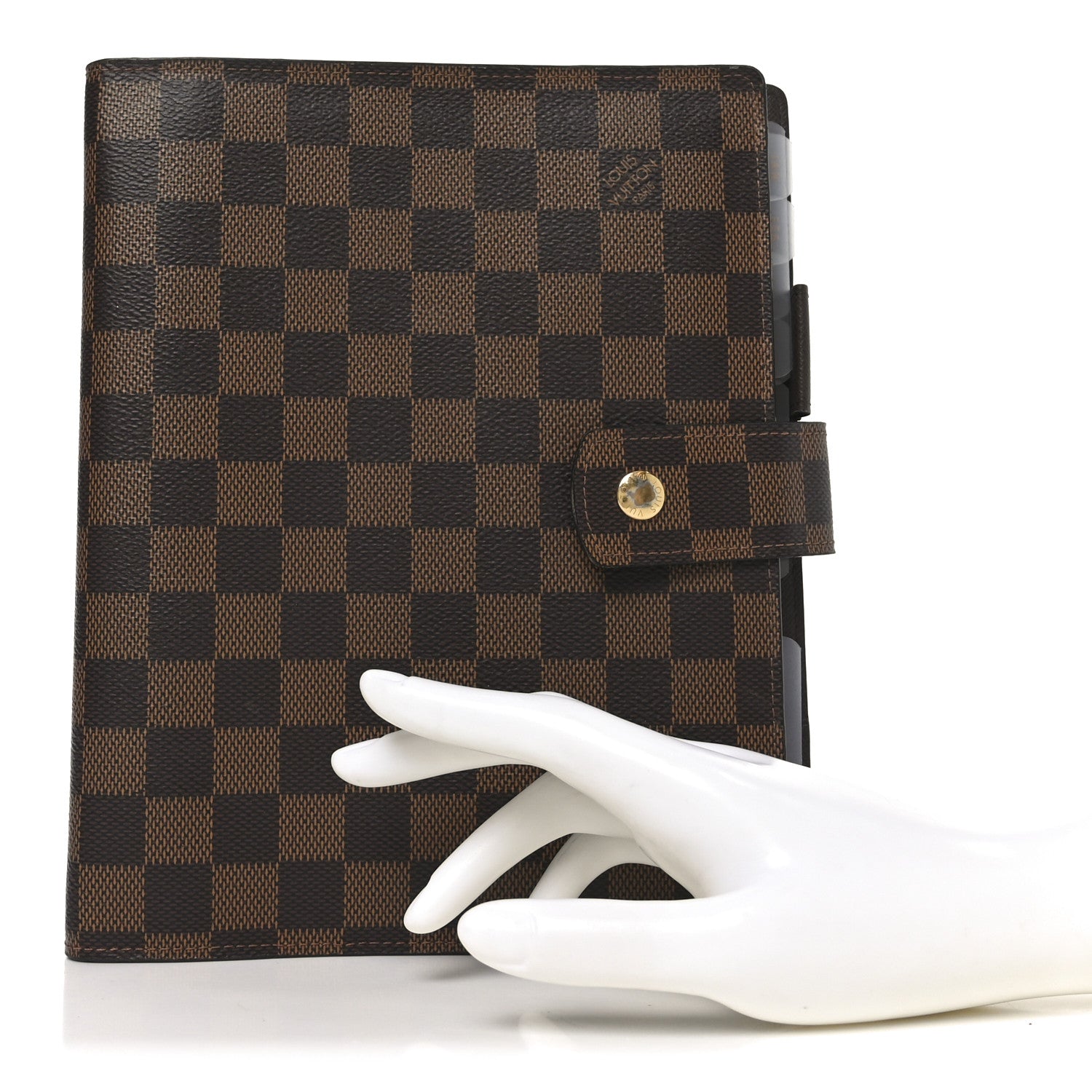 Louis Vuitton Damier Ebene Large Ring Agenda Cover 3 of 12
