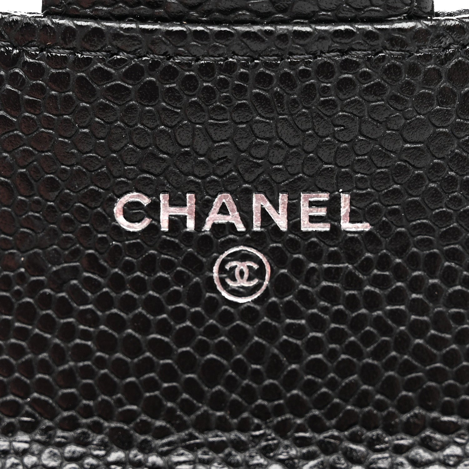 Chanel Caviar Quilted Flap Card Holder Wallet Black 6 of 9