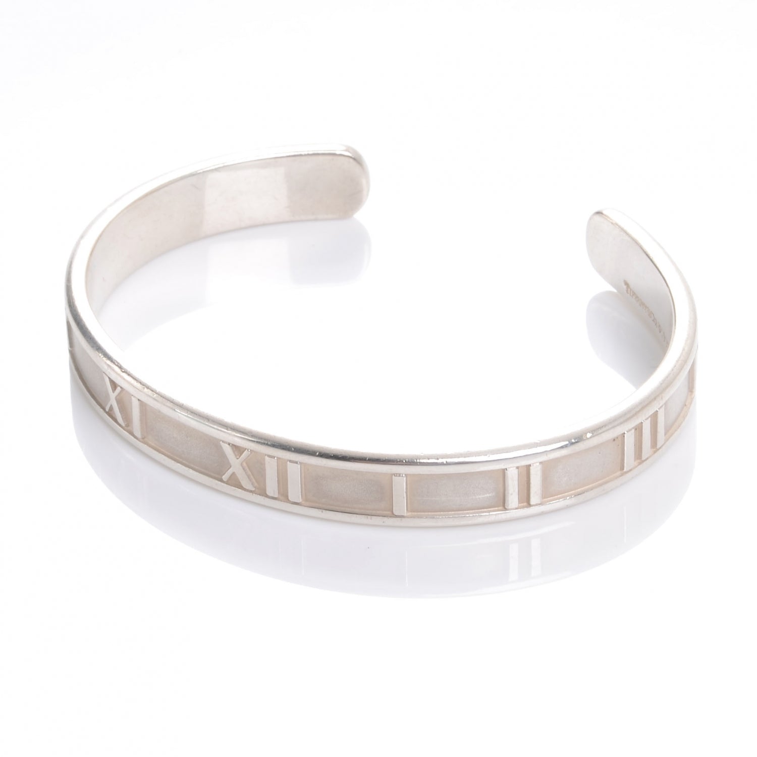 Tiffany Sterling Silver Atlas Cuff Bracelet 4 of 5