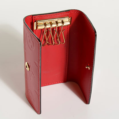 Louis Vuitton Vernis Multicles 4 Key Holder Cherry 5 of 7