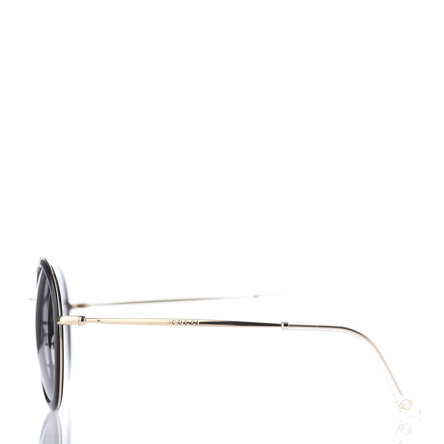 Round Frame Sunglasses GG4252/N/S Black