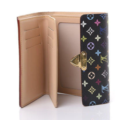 Louis Vuitton Monogram Multicolor Koala Wallet Black 4 of 10