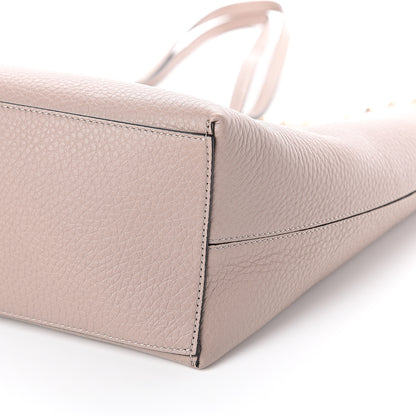 Valentino Garavani Grained Calfskin Rockstud Shoulder Tote Poudre 8 of 8