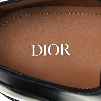 Christian Dior Polished Calfskin Mens Derby Shoe 45 Black 10 of 11