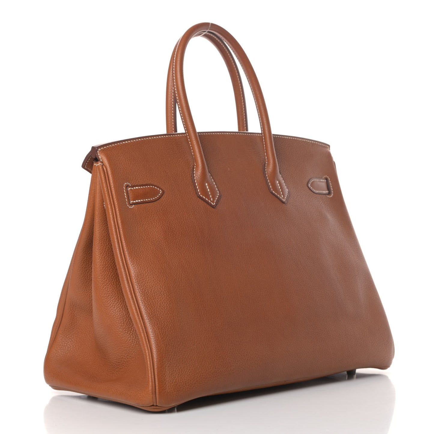 Natural Barenia Faubourg Birkin 35 Fauve