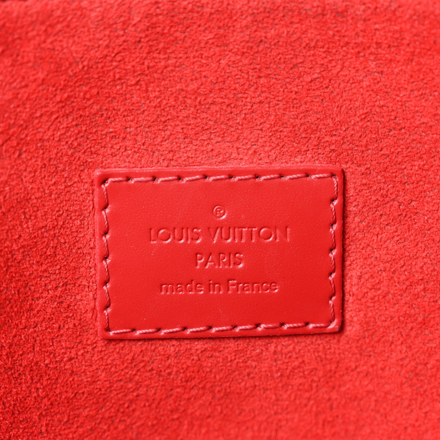 Louis Vuitton Damier Ebene Caissa Hobo Cherry 5 of 13