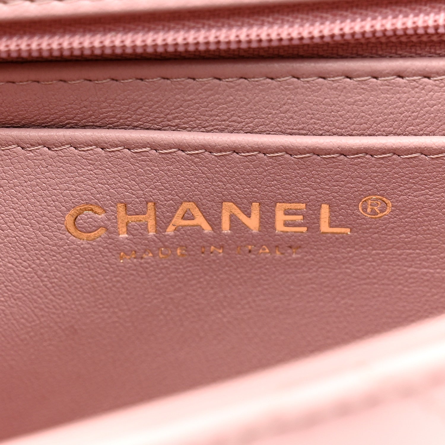 Chanel Lambskin Quilted Mini Top Handle Rectangular Flap Light Pink 6 of 11