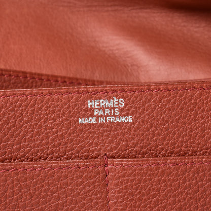 Hermes Togo Dogon Duo Wallet Brique 8 of 11