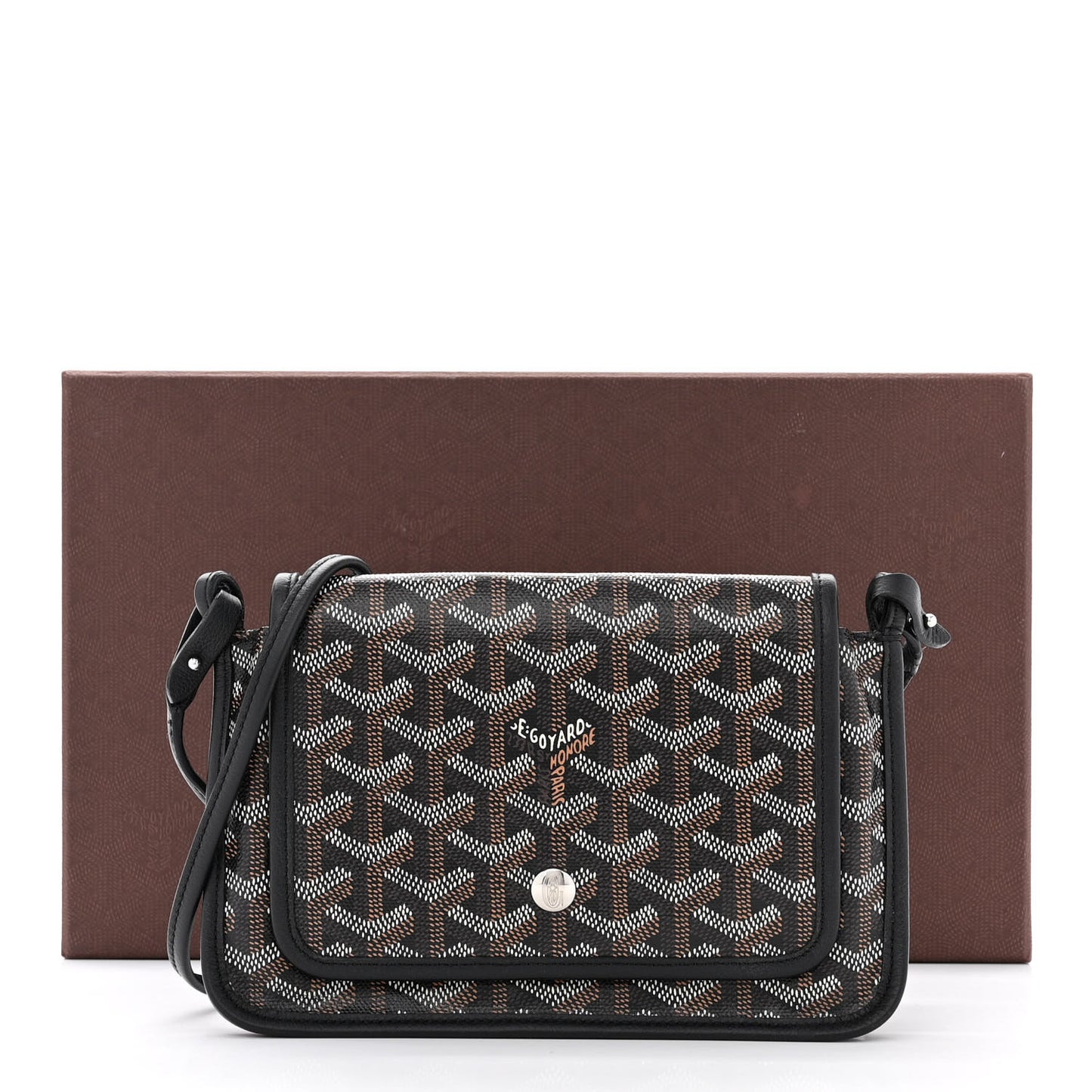 Goyardine Plumet Wallet Clutch Black