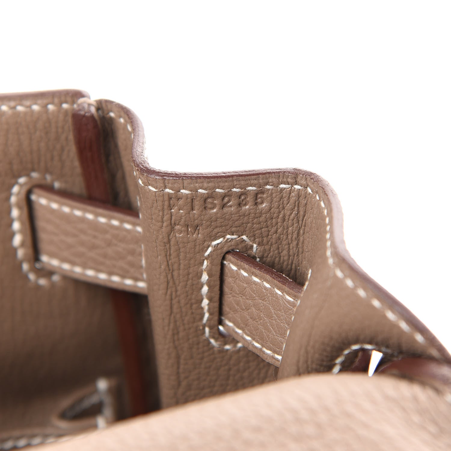 Hermes Togo Kelly Retourne 28 Etoupe 7 of 11