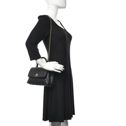 Chanel Caviar Quilted Mini Coco Handle Flap Black 2 of 11