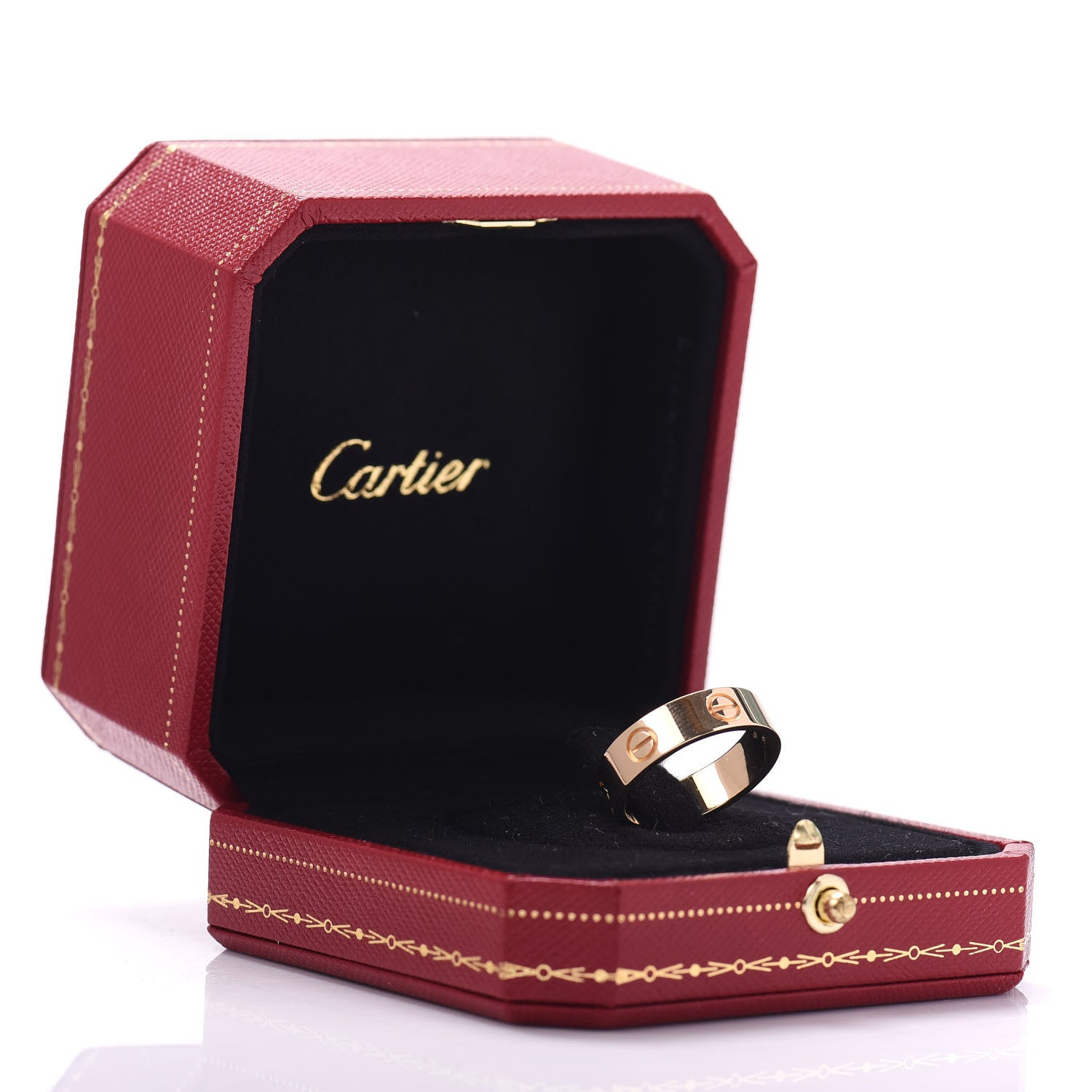 Cartier 18K Yellow Gold 5.5mm LOVE Ring 56 7.75 5 of 5