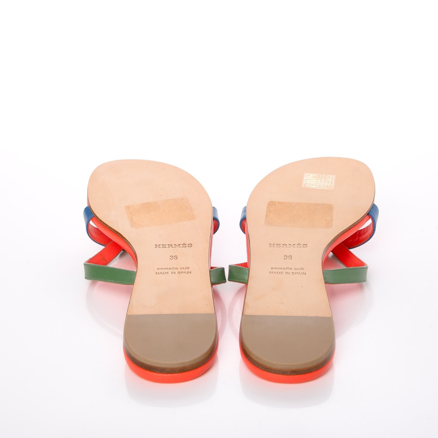 Hermes Nappa Calfskin Corfou Sandals 36 5 of 8