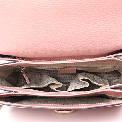 Gucci Dollar Calfskin Interlocking G Top Handle Shoulder Bag Soft Pink 4 of 11