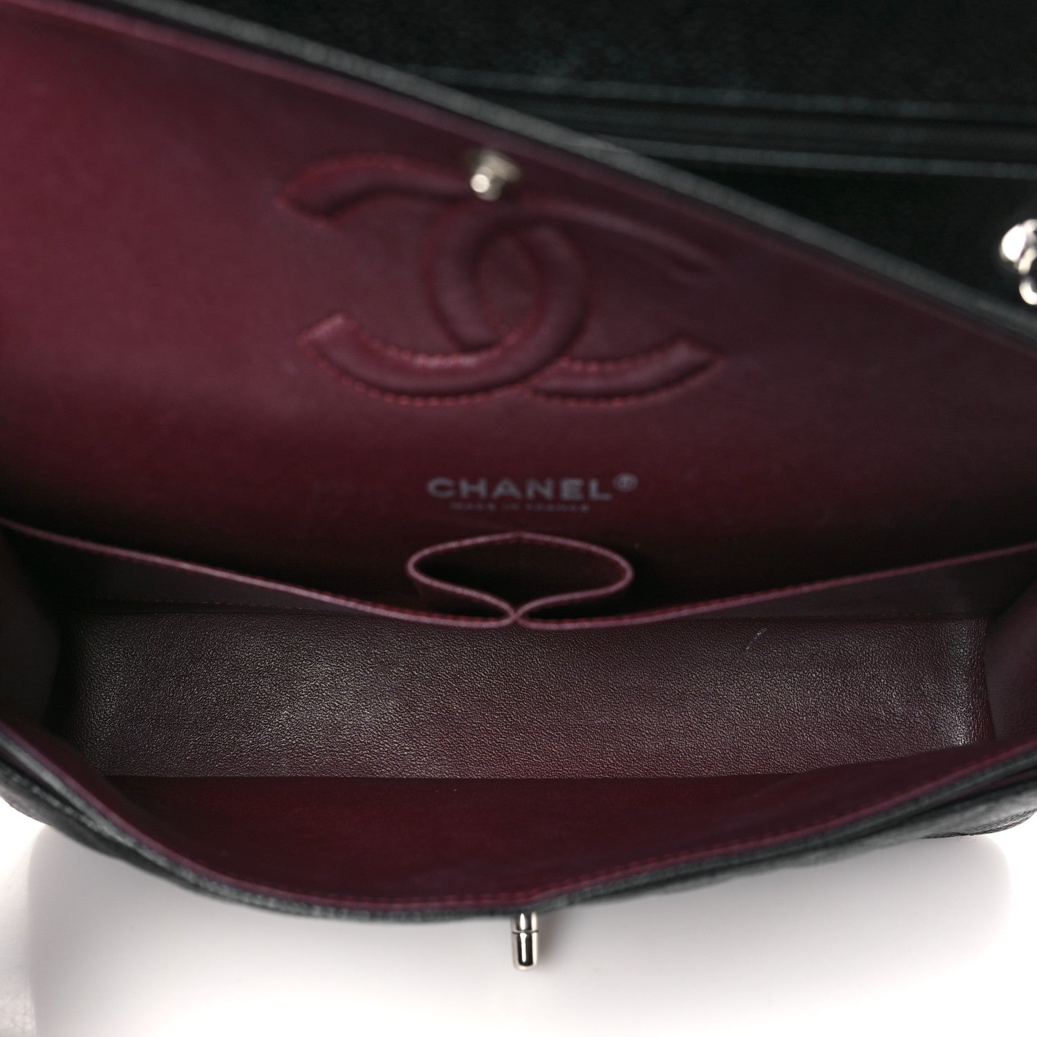 Chanel Caviar Quilted Medium Double Flap Black 5 of 13