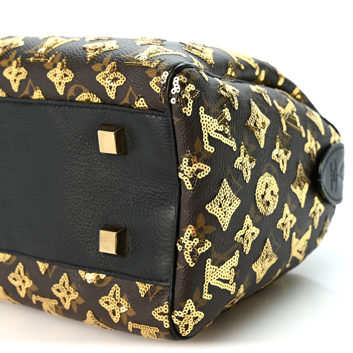 Louis Vuitton Monogram Sequins Eclipse Speedy 28 Gold 10 of 10