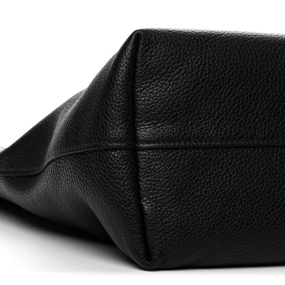 Prada Vitello Daino Shopping Tote Black 9 of 11