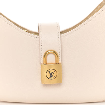 Louis Vuitton Grained Calfskin Low Key Shoulder Bag Limestone Gray 7 of 10