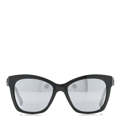 Chanel Acetate CC Butterfly Signature Sunglasses 5313 Black 2 of 9