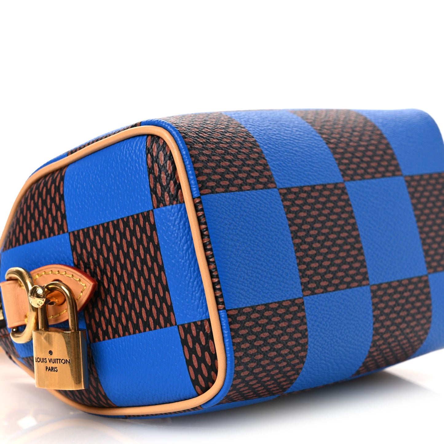 Damier Pop Speedy Bandouliere 18 Blue