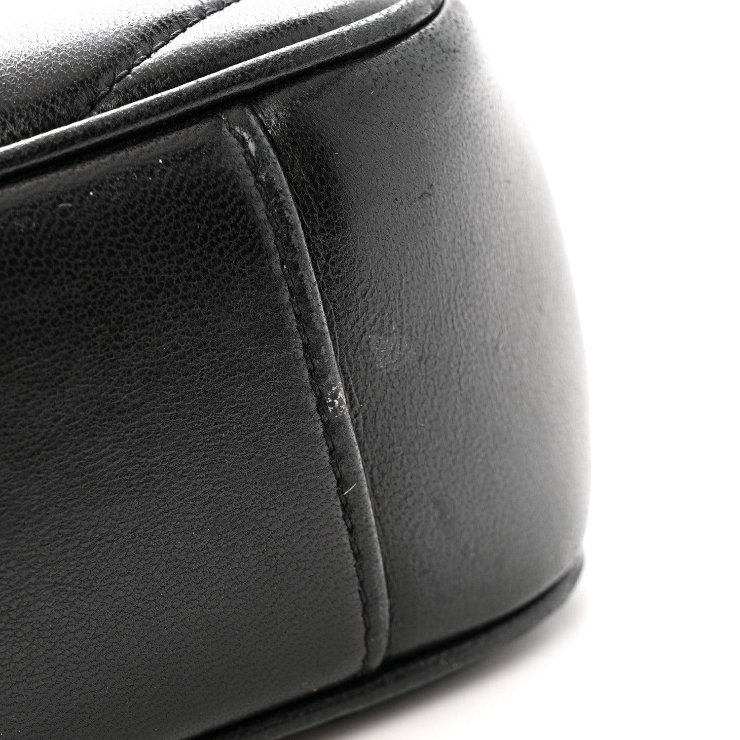 Saint Laurent Lambskin Chevron Quilted Small Loulou Black 13 of 14