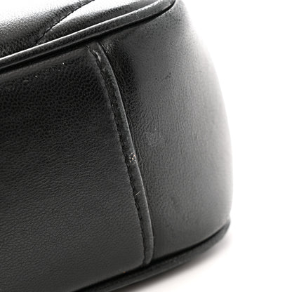 Saint Laurent Lambskin Chevron Quilted Small Loulou Black 13 of 14