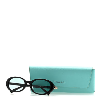 Tiffany Acetate HardWear Oval Sunglasses TF4242D Black 8 of 8