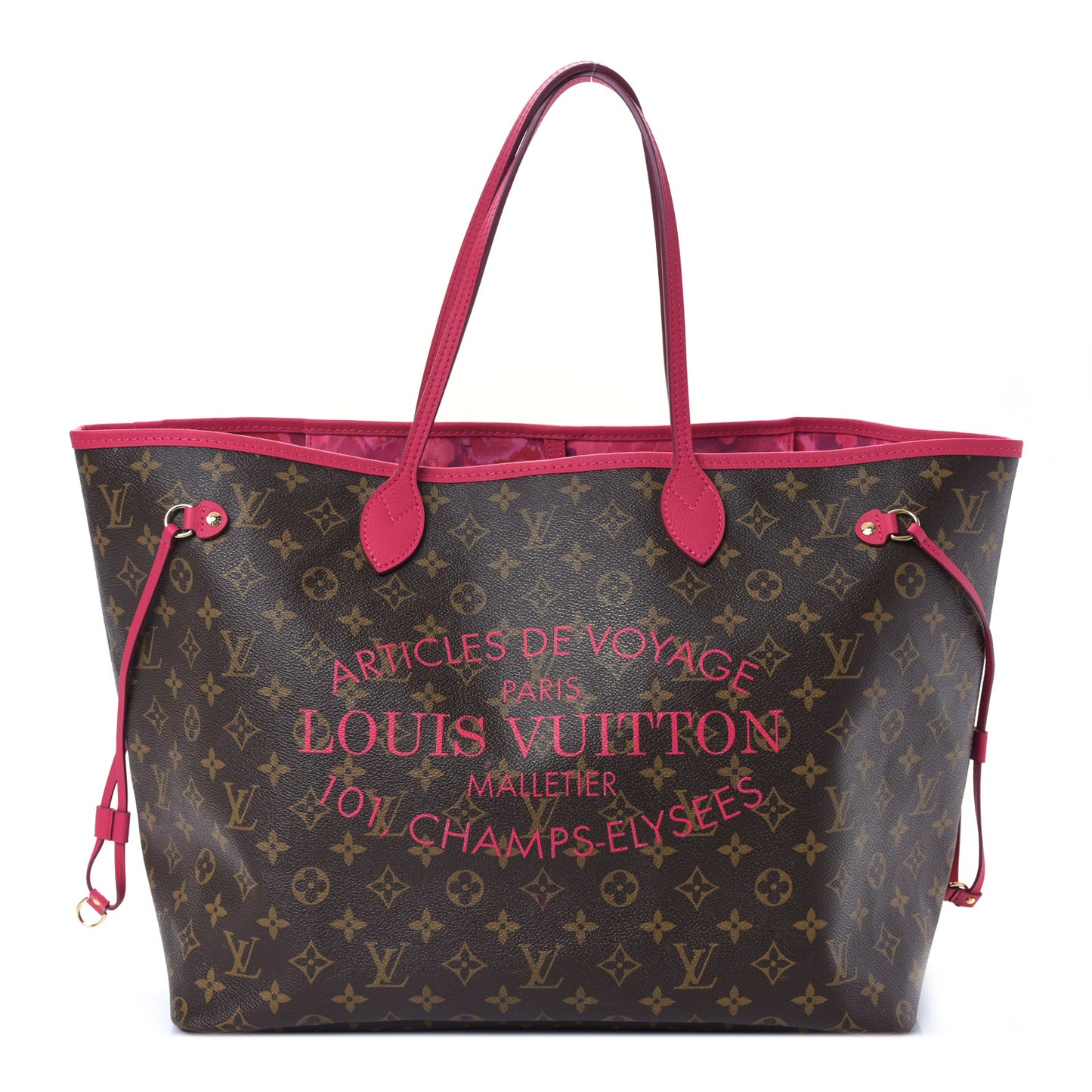 Monogram Articles de Voyage Ikat Neverfull GM Rose Indien