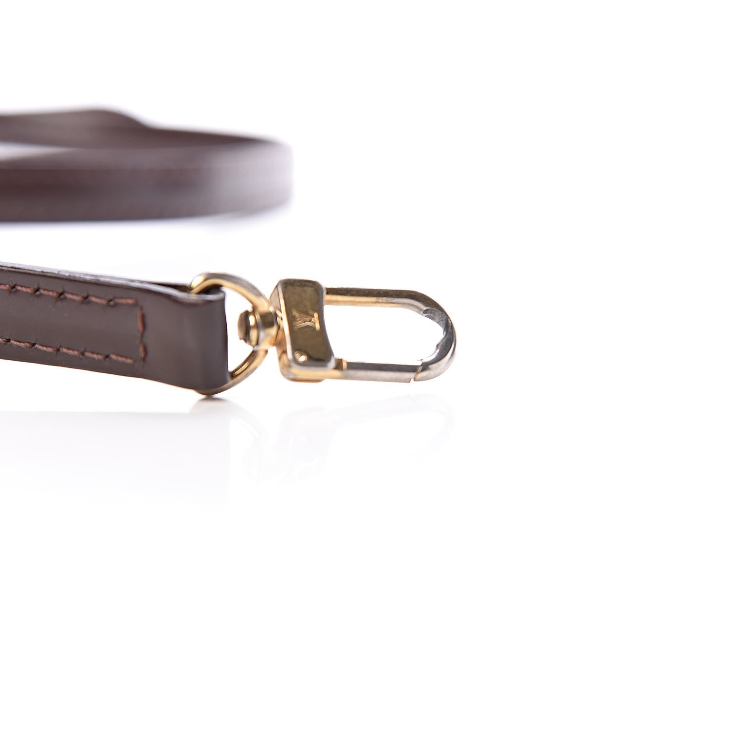 Louis Vuitton Calfskin 12mm Adjustable Shoulder Strap Brown 4 of 5