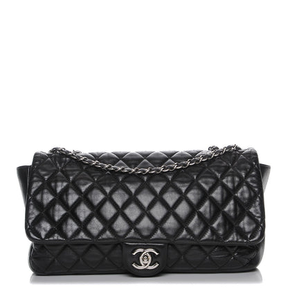 Chanel Lambskin Jumbo Coco Rain Flap Black 1 of 7