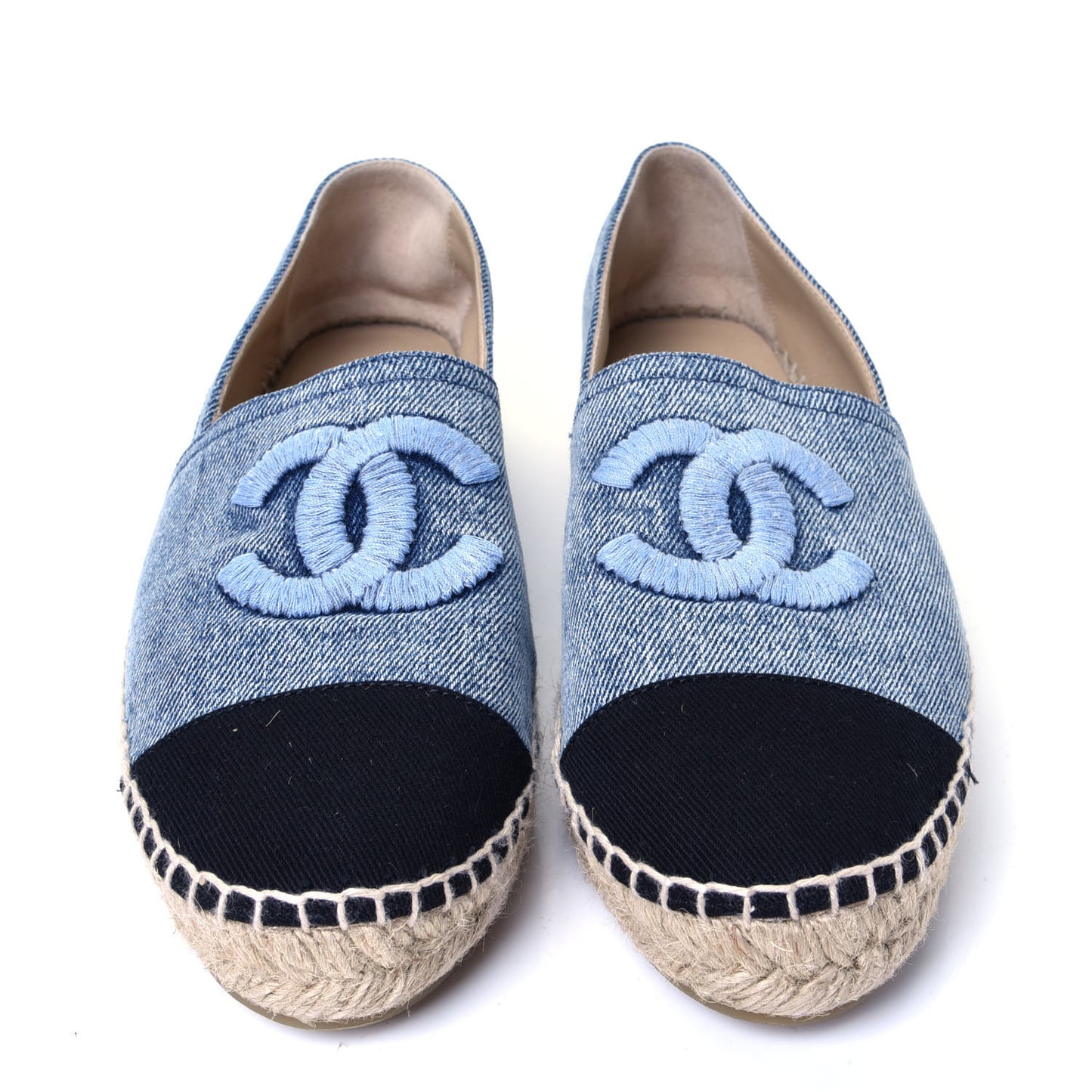 Denim CC Espadrilles 39 Blue Black