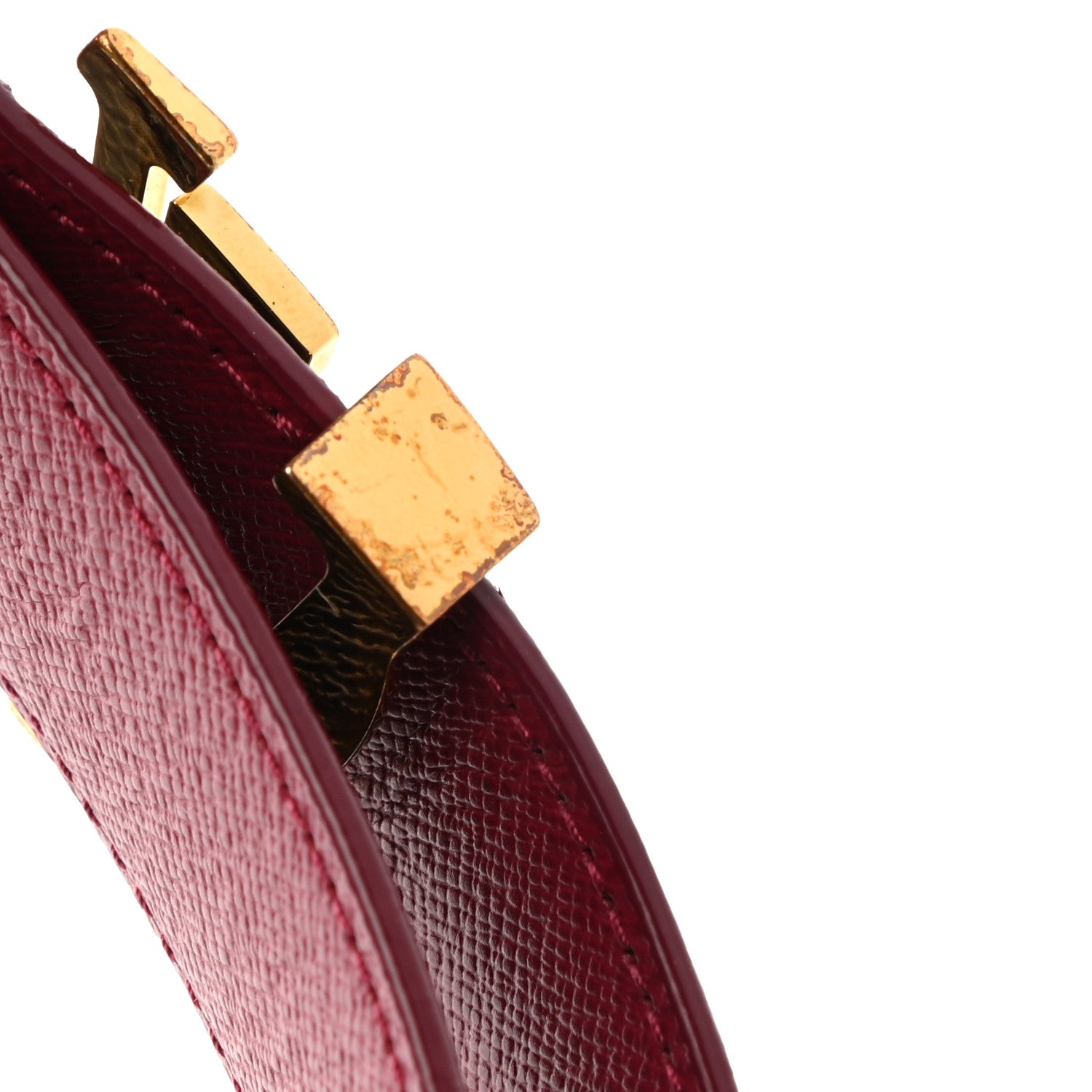 Louis Vuitton Calfskin Monogram 30mm LV Initiales Reversible Belt 80 32 Fuschia 8 of 8