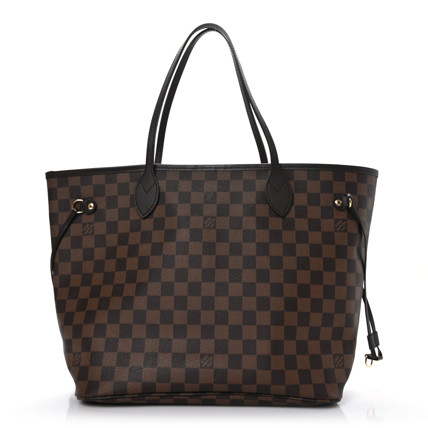 Louis Vuitton Damier Ebene Neo Neverfull MM Rose Ballerine 1 of 9