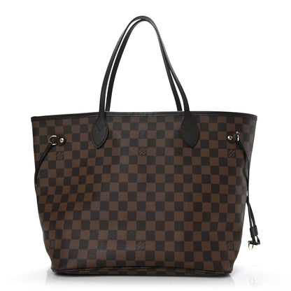 Louis Vuitton Damier Ebene Neo Neverfull MM Rose Ballerine 1 of 9