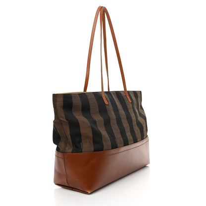 Fendi Pequin Cuoio Vegetale Medium Roll Tote Tobacco Cuoio Miele 2 of 12