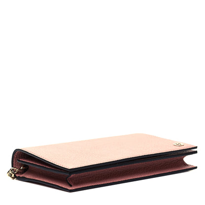 Gucci Dollar Calfskin Medium Betty Chain Wallet Soft Pink 4 of 8