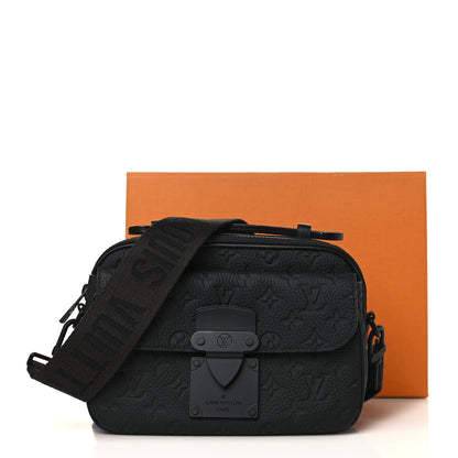 Louis Vuitton Taurillon Monogram S Lock Messenger Black 8 of 8