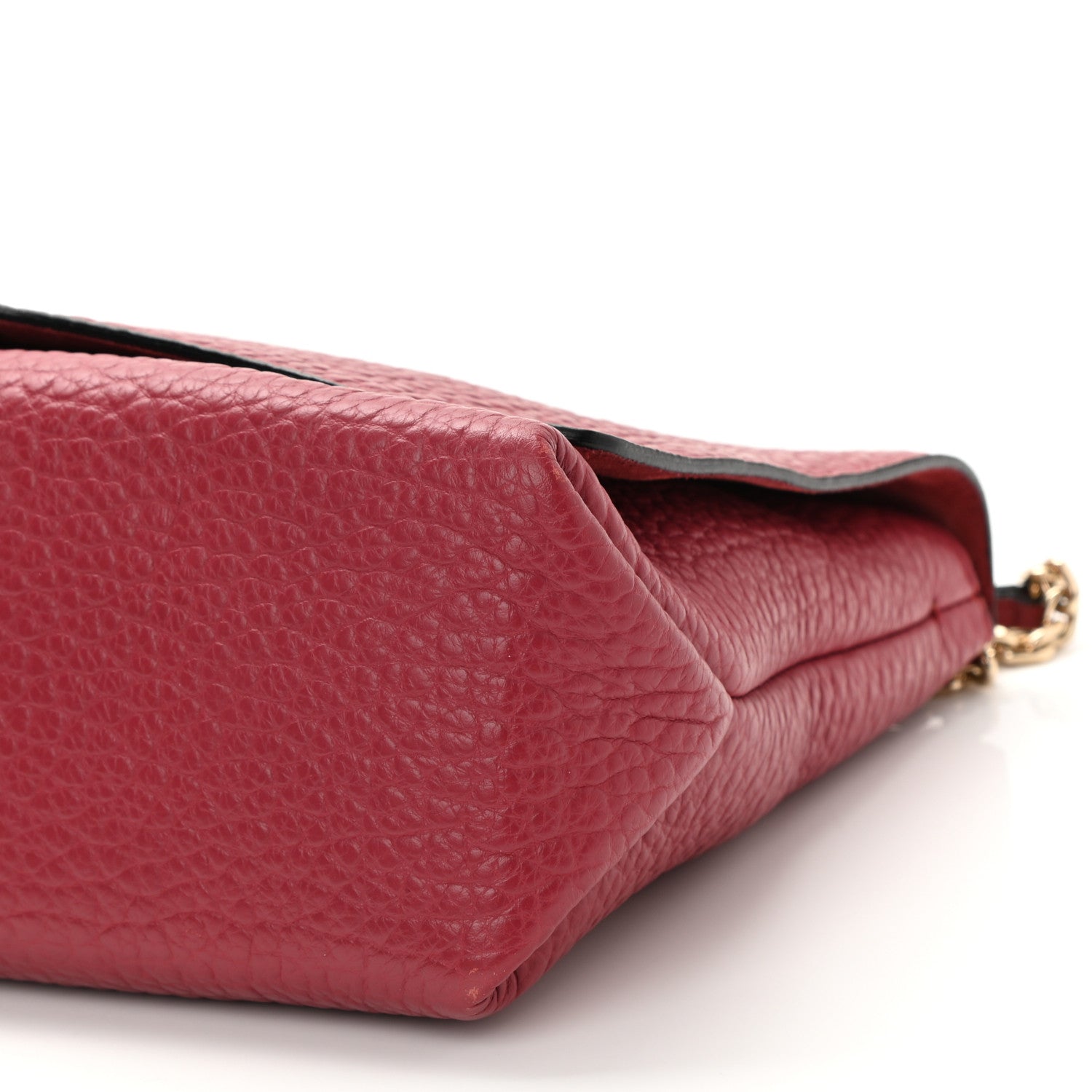 Burberry Signature Grain Large Mildenhall Shoulder Bag Red 7 of 8