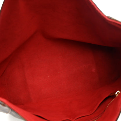Louis Vuitton Damier Ebene Caissa Hobo Cherry 4 of 9