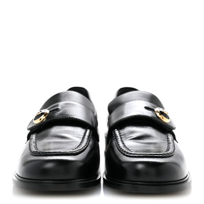 Chanel Shiny Calfskin CC Mocassin Loafers 39 Black 3 of 11
