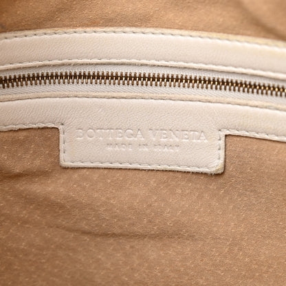 Bottega Veneta Nappa Intrecciato Medium Veneta Chain Hobo White 6 of 14