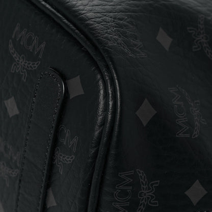 MCM Visetos Medium Liz Reversible Shopper Tote Black 11 of 18