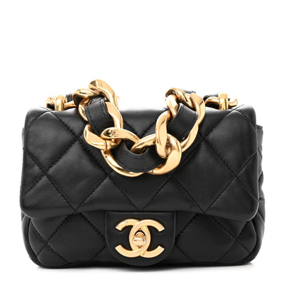 Chanel Lambskin Quilted Mini CC Funky Town Flap Black 1 of 14