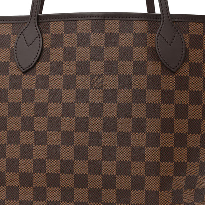 Louis Vuitton Damier Ebene Neo Neverfull MM Rose Ballerine 9 of 11